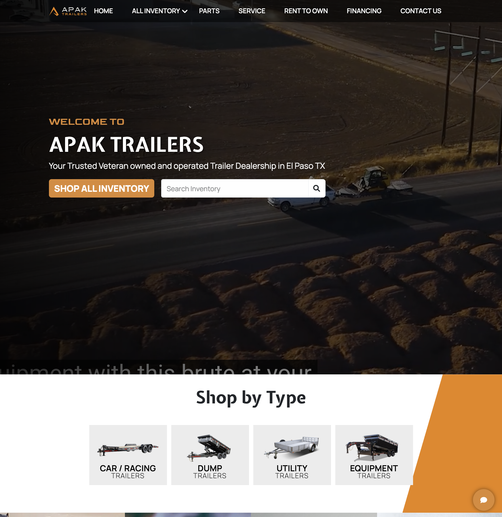 APAK Trailers website example